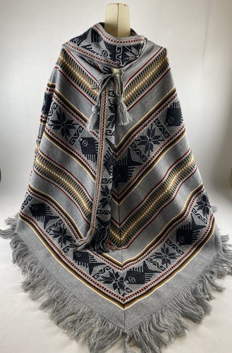 Poncho incas andes made - poncho,