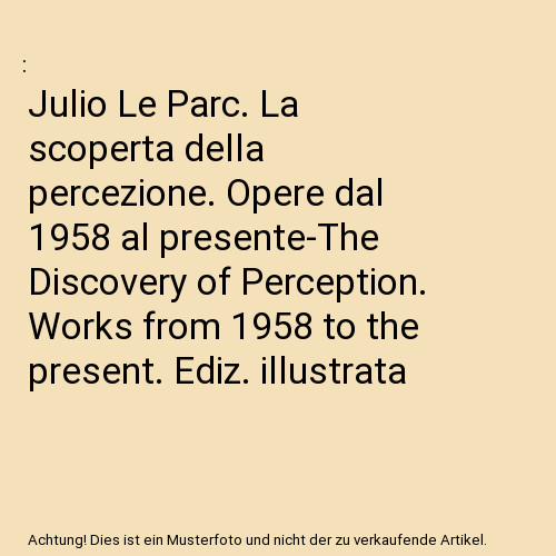 Julio parc la scoperta - parc.,