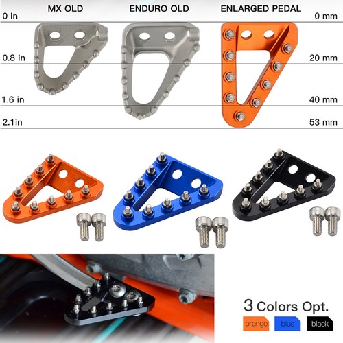 Rear brake lever step plate - step,