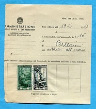 LAVORO -  1952 £.5 + £.10 su