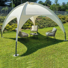 GAZEBO IGLOO MT 3,5X3,5X2,7H ECRU molto ROBUSTO