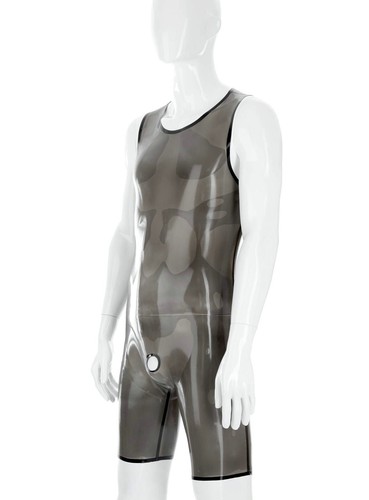 Body uomo smanicato lattice