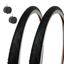 2 COPERTONI 24 X 1.75 (47-507) + CAMERE BIANCONERI BICI BICICLETTA CITY BIKE