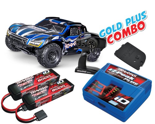 Traxxas maxx slash blu oro - blu,