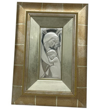 Icona immagine Sacra Madonna Gesù bambino maternità Sconto Difetto di fabbrica