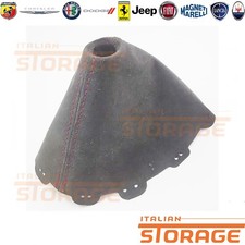 FIAT 124 SPIDER CUFFIA CAMBIO MANUALE ALCANTARA NERA E ROSSA USATA 71807610