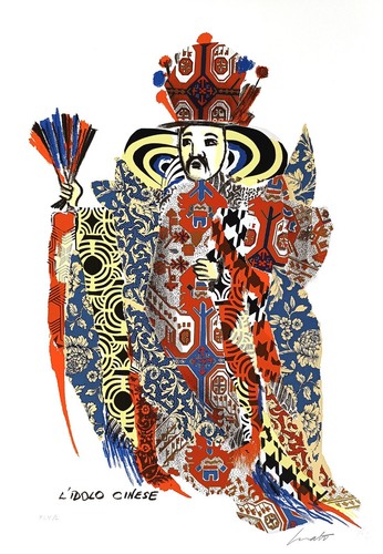 Emanuele luzzati serigrafia - emanuele, luzzati.