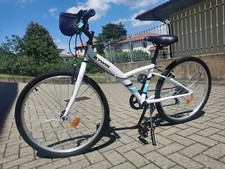 Bicicletta B-Twin 20" bambino (6-10 anni) + Borsa e Cavalletto, Usata pochissimo
