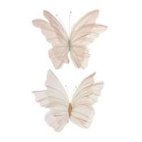 Set 2pz farfalle in organza cm