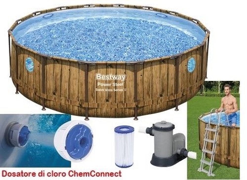 Piscine tonde con - con, telaio