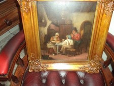 ANTICO QUADRO FIAMMINGO SU