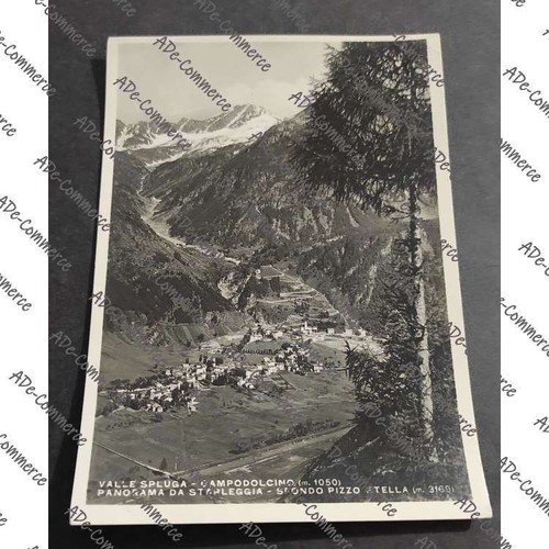 Cartolina valle spluga - spluga,