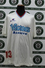 maglia canotta basket VICTORS AZZURRA ROMA MATCH WORN shirt maillot trikot 