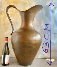 Anfora brocca in rame Grande Vaso Metallo Da Arredo Vecchia Grande Anfora