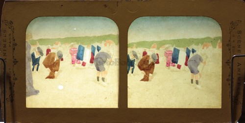 Alla spiaggia scena genere - spiaggia, da