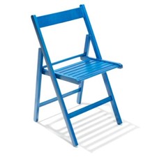 4 SEDIA PIEGHEVOLE IN LEGNO DA