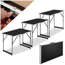 Tavolo di lavoro in alluminio per carta da parati campeggio pieghevole 300x60cm