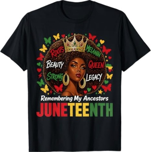 Maglietta juneteen remembering - maglietta,