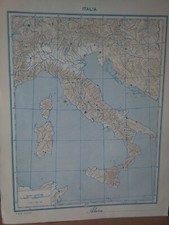 Cartina Geografica, ITALIA 