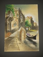 Olio Pastello Su Tela Venezia