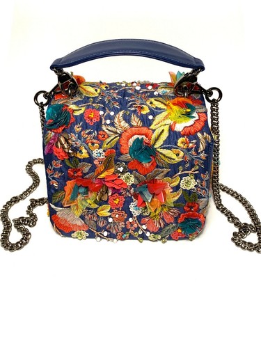 Borsa ricamata semirigida - borsa,