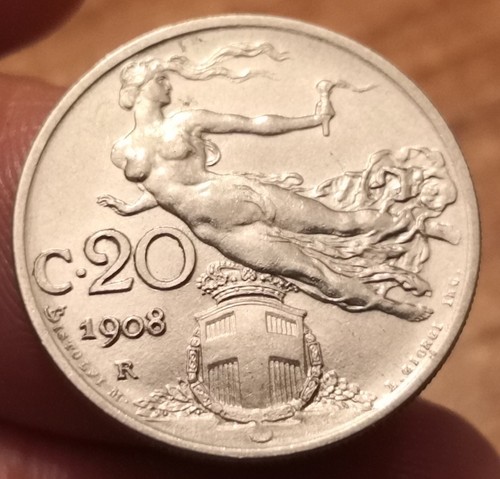 Moneta centesimi 1908 - centesimi,