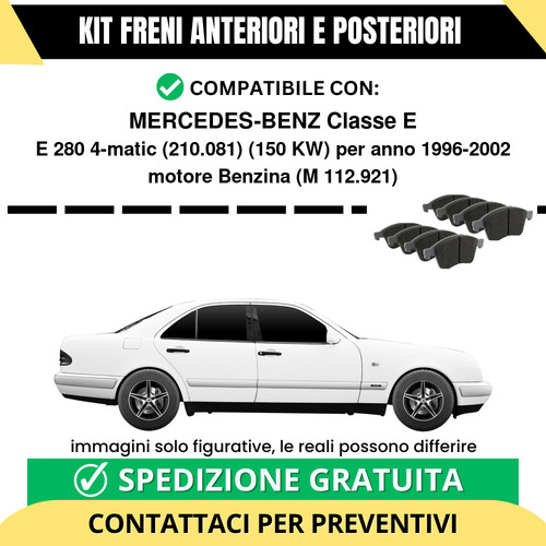 Pastiglie freno ant - pastiglie, post