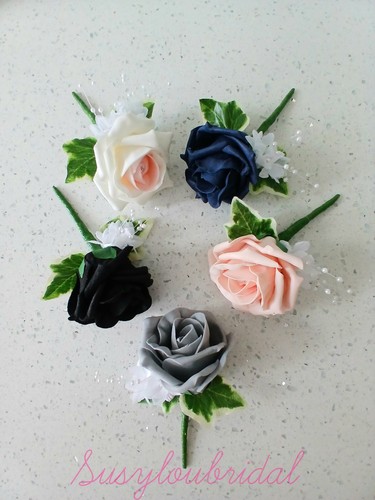 Buttonholes matrimonio rosa - buttonholes-matrimonio,