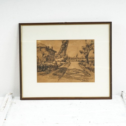 Disegno zona industriale - , di