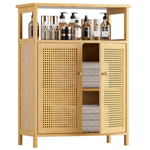 Mobiletto bagno rattan - mobiletto,