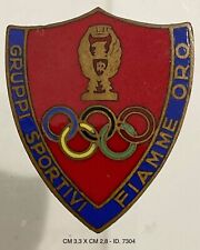 POLIZIA DI STATO GRUPPI SPORTIVI FIAMME ORO DISTINTIVO PROD. LORIOLI MILANO