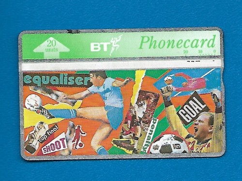 Football phone card - bt,