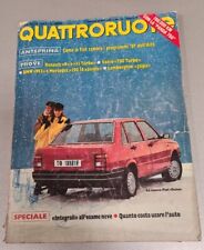 Rivista D'Epoca Quattroruote Mese Di Febbraio Del 1987