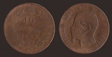 10 CENTESIMI 1863 PARIGI -