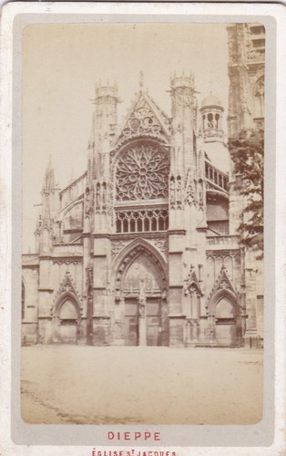Cdv photo dieppe eglise - cdv, st