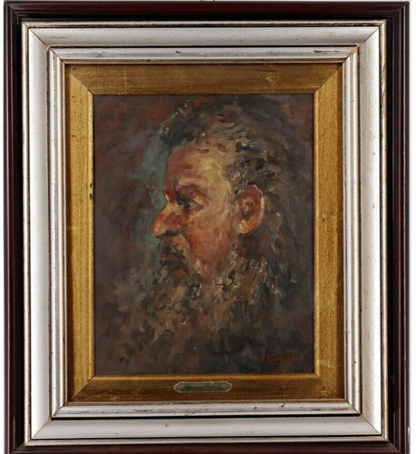 Dipinto uomo con barba - dipinto,