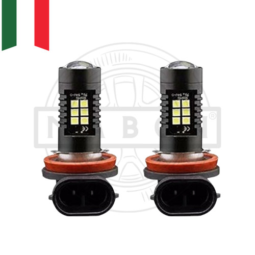 Coppia luci lampade led - 2, h8