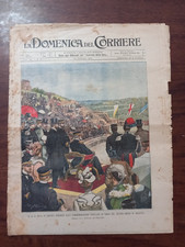 RIVISTA LA DOMENICA DEL CORRIERE N° 8 1901 IL DUCA DI GENOVA A SIRACUSA