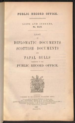 List diplomatic documents - list, of
