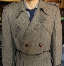 Cappotto uomo vintage tweed Morris Chicago made in Canada taglia M/L