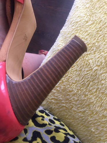 Scarpe pelle con tacco per - scarpe, in