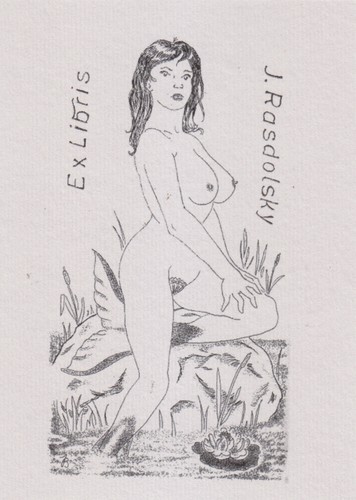 Libris bookplate erotico n - libris,