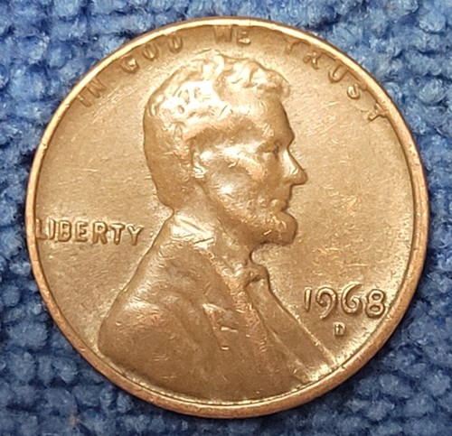 1968 lincoln penny rame - d,