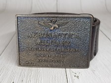 Cintura in pelle Aeronautica