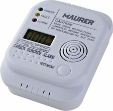 RILEVATORE FUGHE MONOSSIDO DI CARBONIO CO2 CON SEGNALATORE ACUSTICO MAURER 30077
