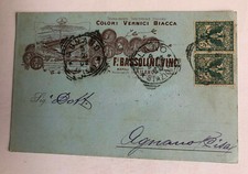 Advertising postcard colors