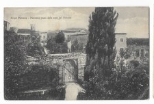 CARTOLINA ARQUA' PETRARCA PANORAMA PRESSO LA CASA DEL PETRARCA 1920    FP V