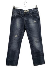 ZARA Jeans Donna Strappati Blu