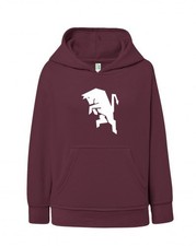 Felpa granata con Torello Toro