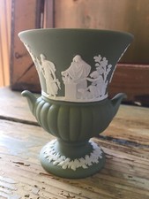Wedgwood jasper verde vaso - jasper,